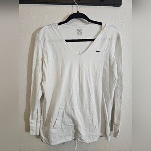Nike Women's White Long Sleeve Top